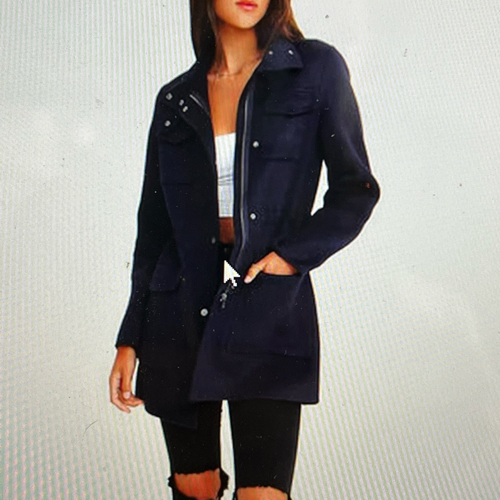 Belle & Bloom Heartbreaker Wool Utility Coat